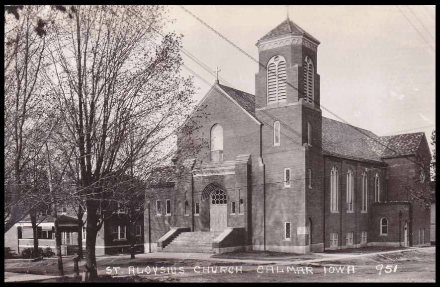 St Aloysius Catholic Church, Calmar Iowa